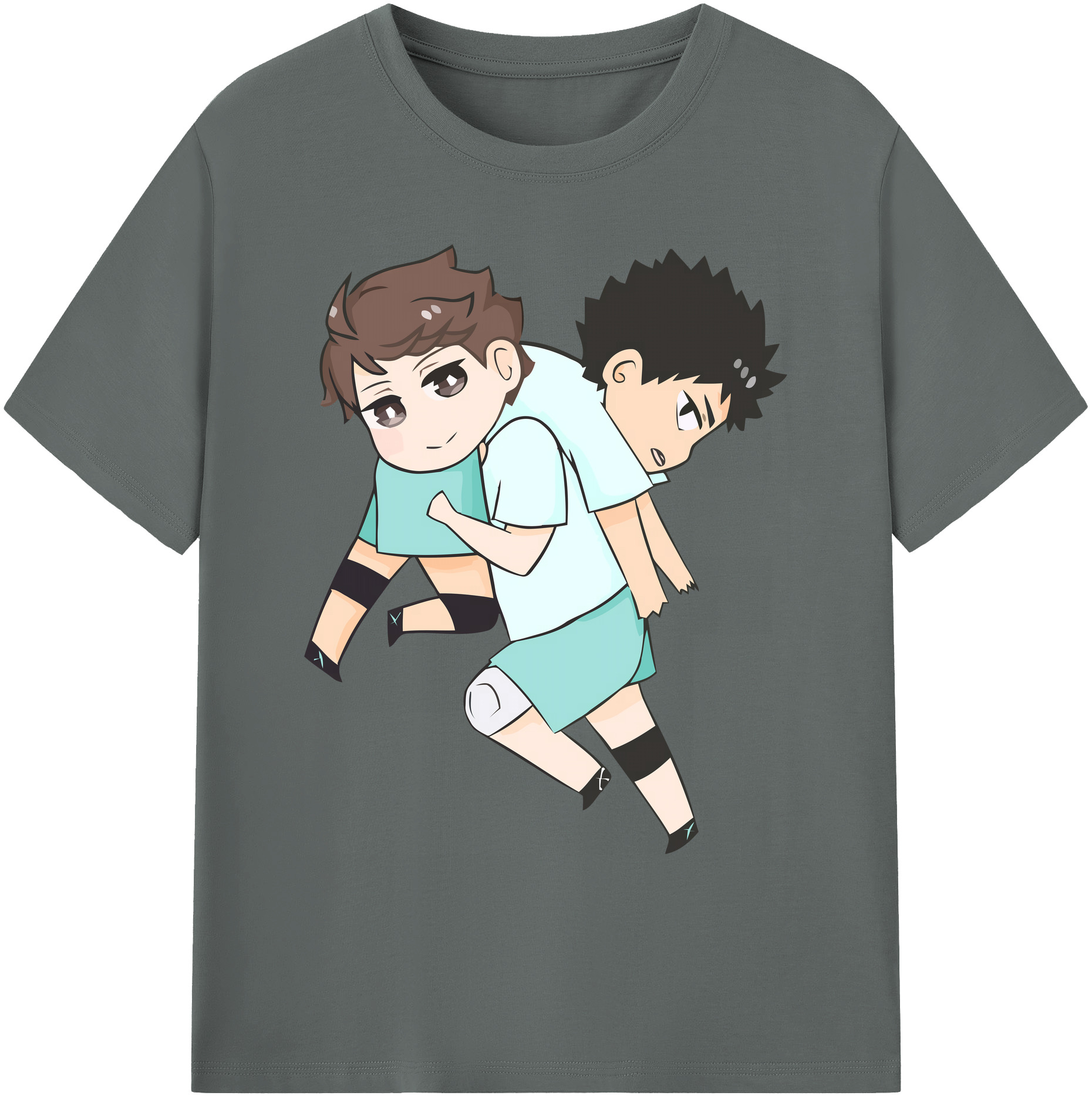 （画像用） ハイキュー!! Haikyu!! 綿100％ メンズ半袖Tシャツ｜肌触りやわらか＆通気性